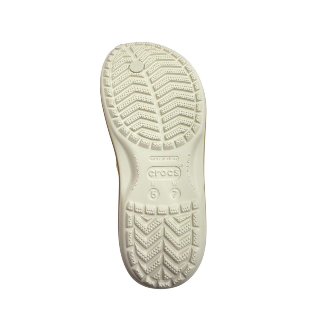 CROCS شبشب إصبع Crocband Flip — عاجي — صورة 4