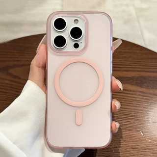 CrashStar หมอกน้ำแข็ง แม่เหล็ก ผิวด้านแบบแข็งบางเฉียบเคสโทรศัพท์ Phone Case For iPhone 17 16 15 14 13 12 11 Pro Max Plus