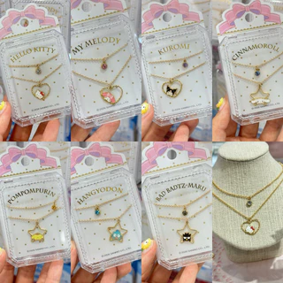 (พร้อมส่ง/ส่งไว💗) Sanrio Earrings & Necklace เซ็ทต่างหู / สร้อยคอ
