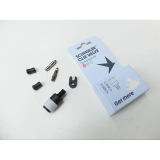 Schwalbe Clik valve sv To Scv วาล์วเติมลมจุ๊บเล็ก