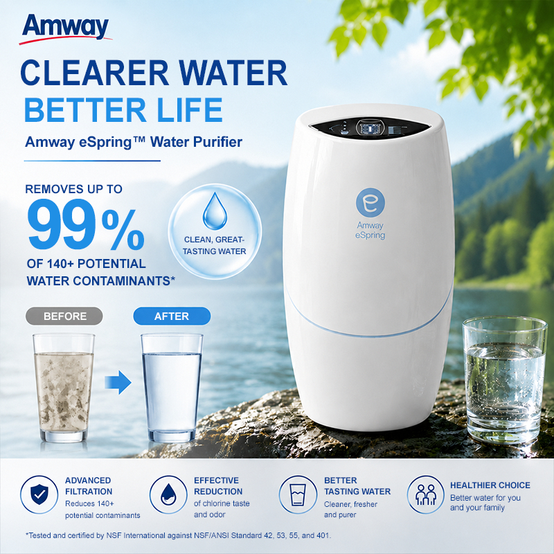เครื่องกรองน้ำ Amway ยี่ห้อ eSpring ใหม่เอี่ยม (มีไส้กรองเดิมมาให้ด้วย)