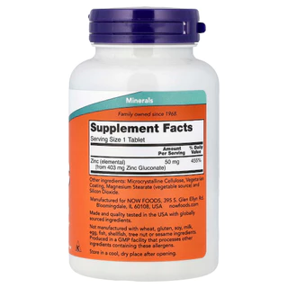 Zinc 500mg 250เม็ด