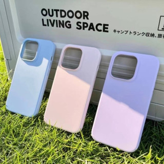 เคสกำมะหยี่ สำหลับ รุ่น iPHONE 15 14 13 12 11 16 Pro Promax 7PLUS XR เคสซิลิโคน กันเปื้อน บุกำมะหยี่ Silicone Cover Case