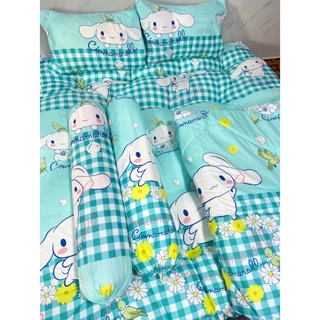 Combo set เซ็ตสุดคุ้ม ที่นอนท็อปเปอร์ ครบชุด6ชิ้น ลายการ์ตูน