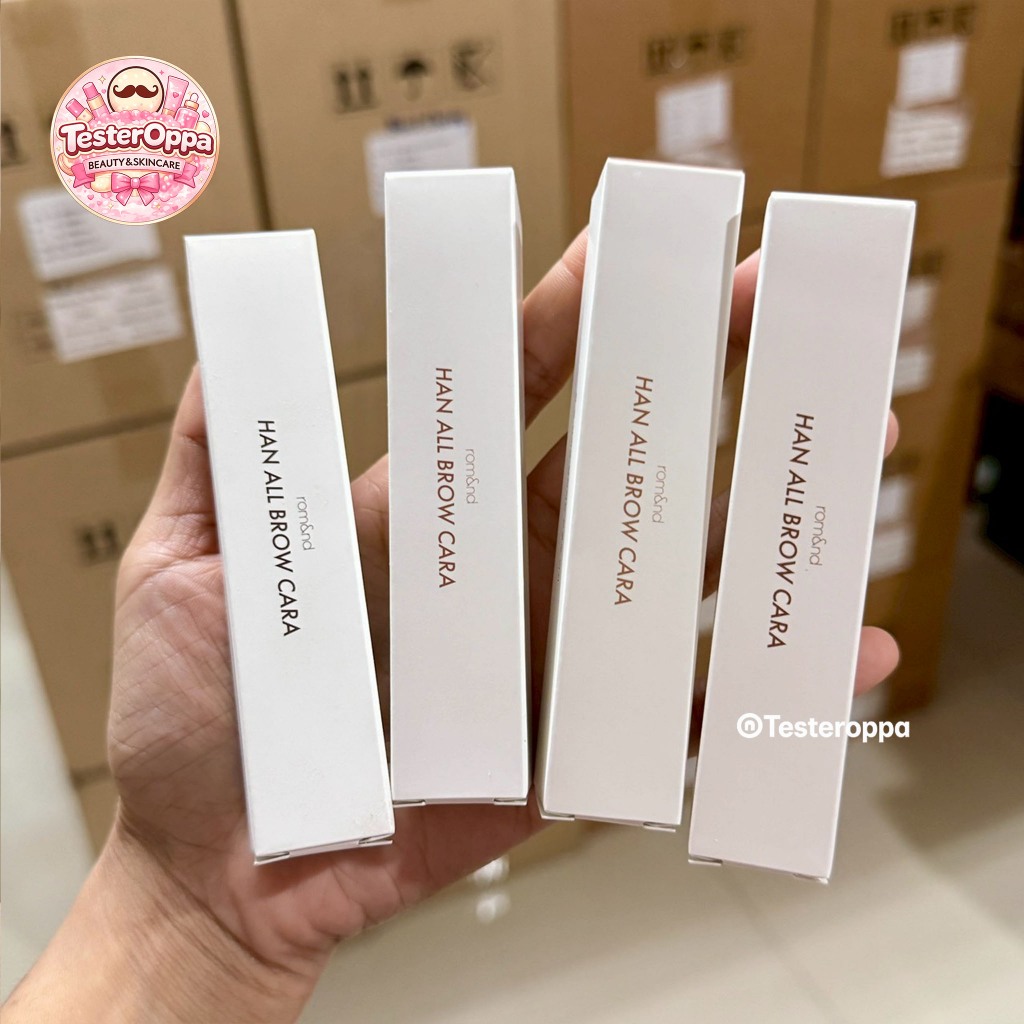 ROM&ND HAN ALL BROW CARA 9g — มาสคาร่าคิ้วเนื้อเนียน สีสวยธรรมชาติ 🇰🇷