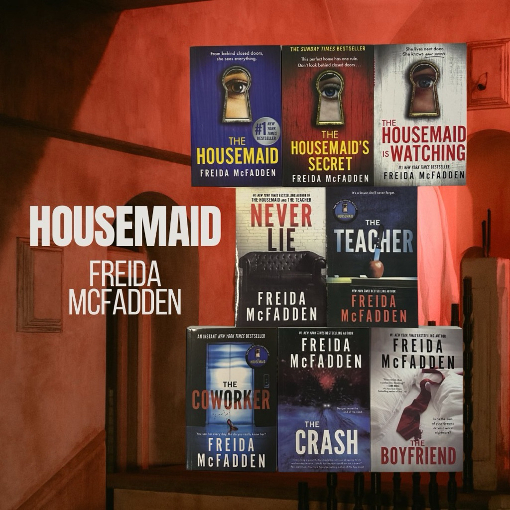 The Housemaid และหนังสือของนักเขียน Freida McFadden วนิยายภาษาอังกฤษ แนวระทึกขวัญ ติดอันดับขายดี