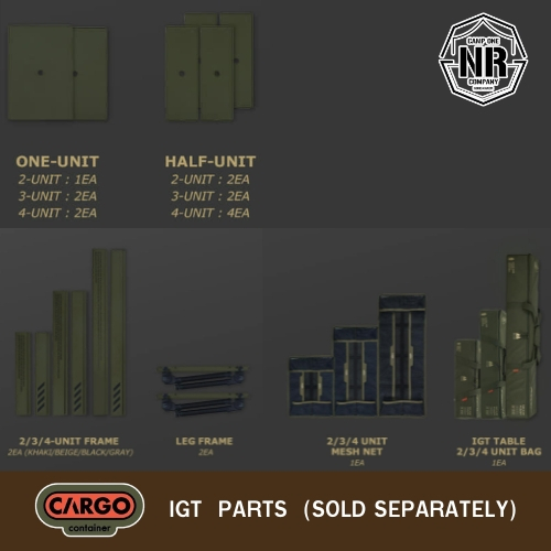 CARGO IGT  PARTS  (SOLD SEPARATELY) อุปกรณ์เสริม