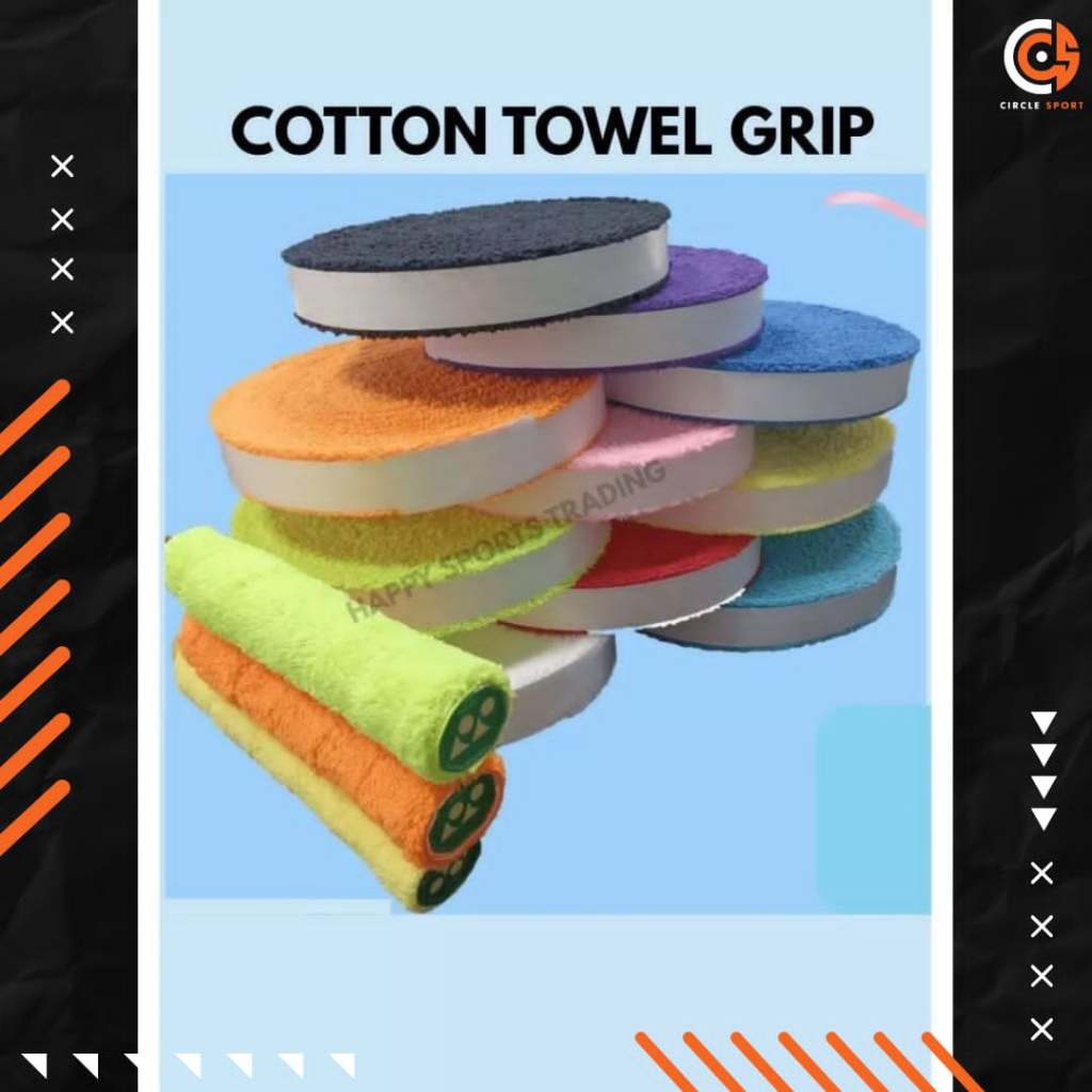 กริปผ้าแบดมินตัน Towel Grip ขนาดยาว 10เมตร กริปผ้าพันไม้แบด