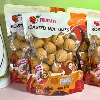 วอลนัทอบพร้อมทาน 400g ถั่ววอลนัทเต็มเมล็ด อบหอม กรอบ มัน ธรรมชาติ
