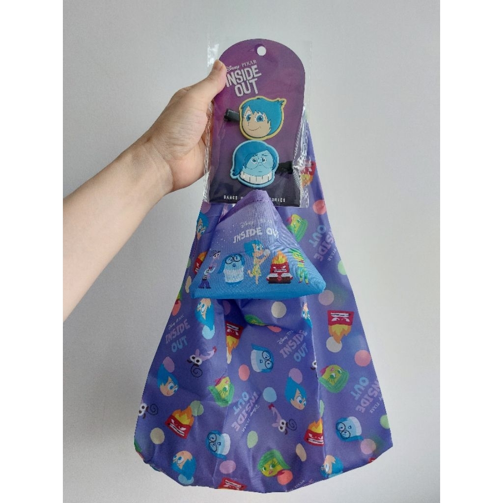 Inside Out Disney กิ๊บ กระเป๋าผ้าจากญี่ปุ่น พร้อมส่งค่ะ ส่วนลดค่าส่ง 10 บาท