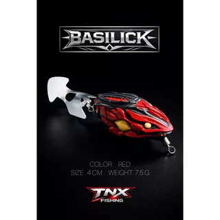 กบยาง TNX BASILICK 4cm 7.5g เหยื่อปลอมระดับพรีเมียม Premium Frog Lure ตกปลาช่อน ชะโด ตีสวะ First Edition