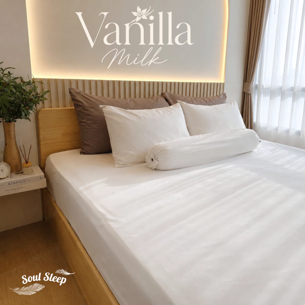 ชุดผ้าปูที่นอนโรงแรม (Soul Sleep Bedding) "Vanilla" Collection