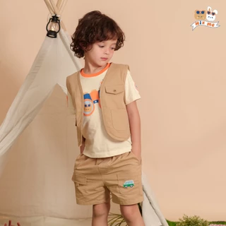 Mix Me เสื้อยืด เสื้อกั๊ก กางเกงขาสั้น ลายกล้อง ผ้า Cotton เด็กชาย อายุ 1-7ปี เสื้อผ้าเด็ก รุ่น 400500/400501/400504