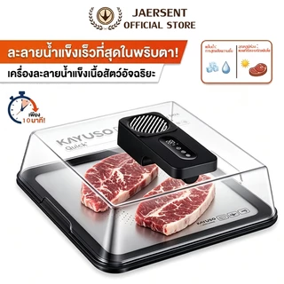 JAERSENT เครื่องละลายน้ำแข็ง เครื่องละลายอย่างรวดเร็วอัจฉริยะช่วยให้อาหารมีคุณค่า การละลายน้ำแข็งเนื้อวัว/อาหารทะเล/ไก่