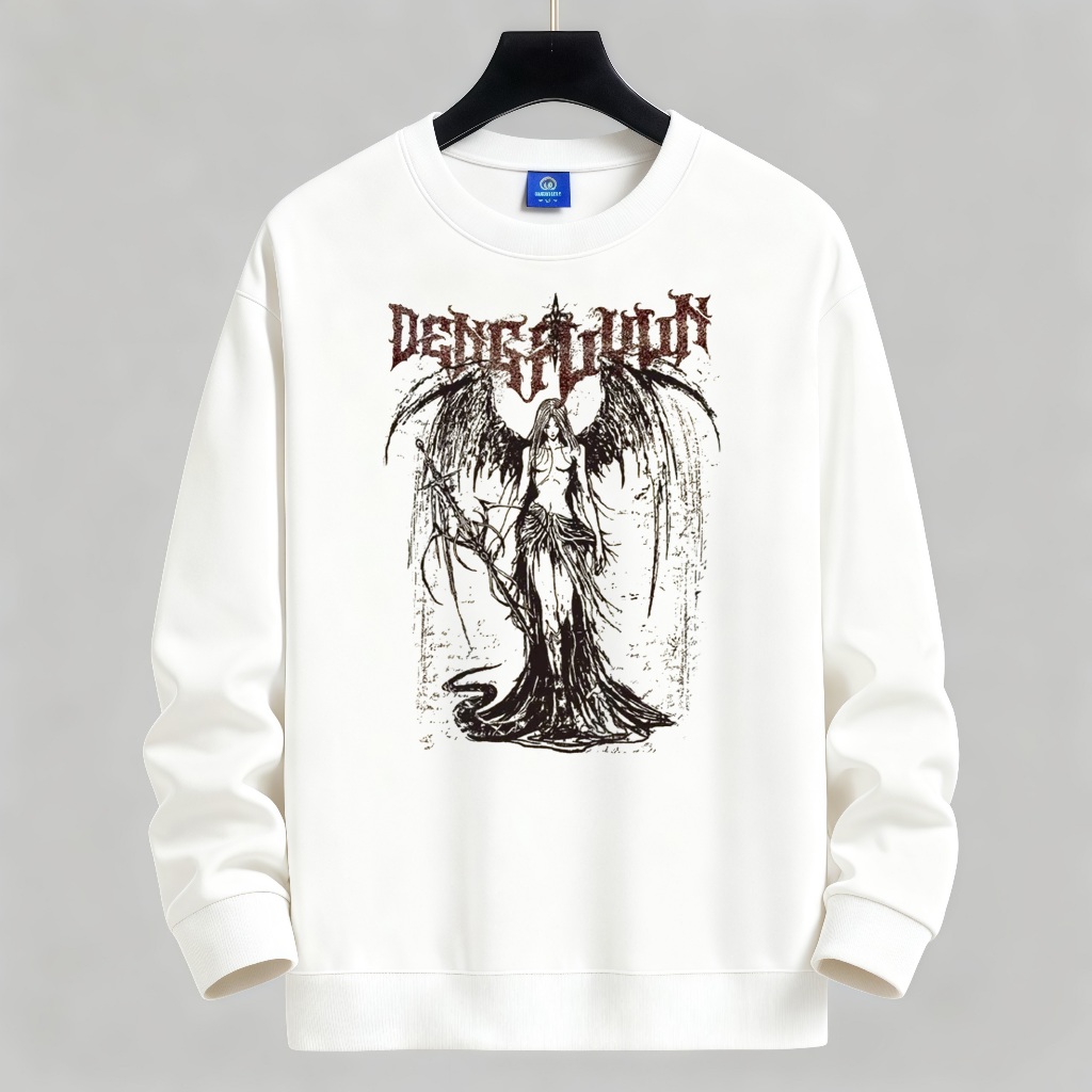 เสื้อสเวตเตอร์สวมหัว แขนยาว เหมาะสำหรับทุกคน เนื้อผ้าคุณภาพสูง ในสต็อก มีหลายสีและหลายขนาดCOD