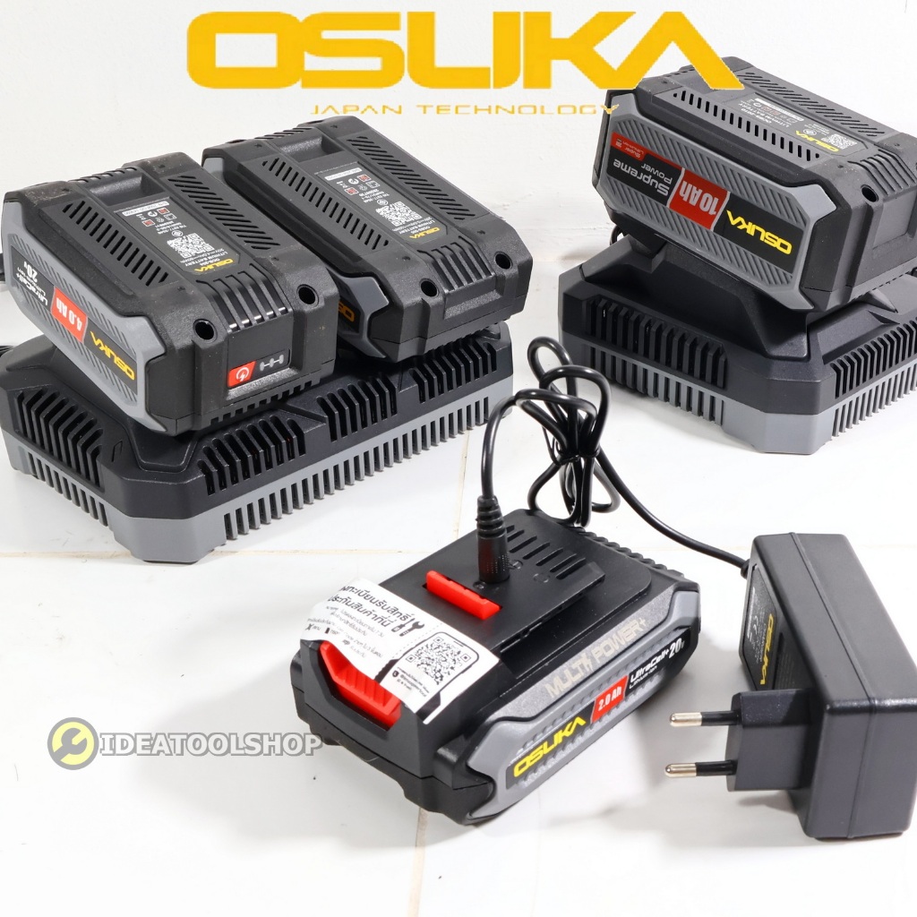 [ รับประกัน 1 ปี ] แบตเตอรรี่ และ ที่ชาร์จ OSUKA  มีทุกรุ่น SUPREME ชาร์จเร็ว แท่นชาร์จแบตเตอรี่ แบตแยก มีทุก Ah Battery