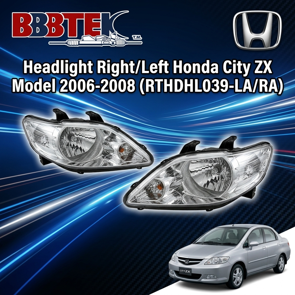 ไฟหน้าซ้าย/ขวา Auto Lamp BBBTEK(RTHDHL039-LA/RA) Honda City ZX ปี2006-2008