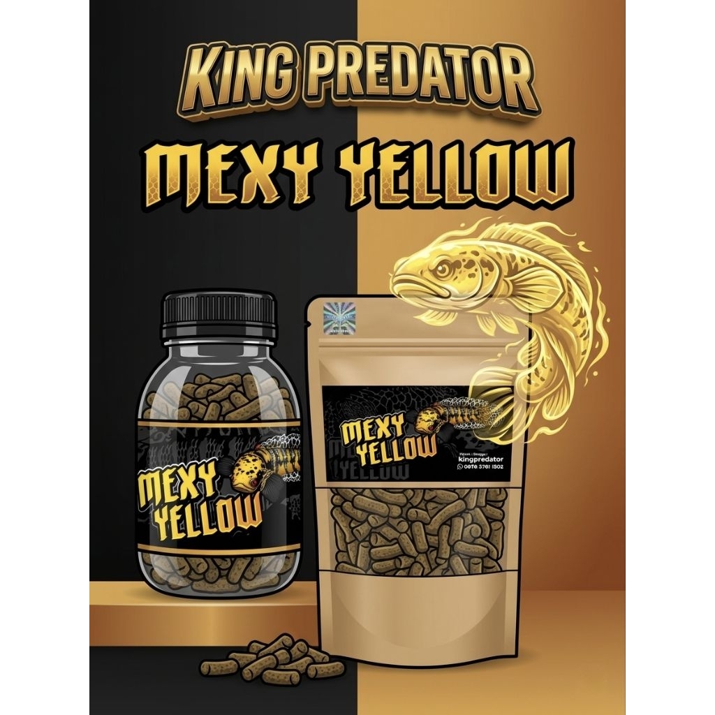 Mexy Yellow อาหารสำหรับปลาช่อนสีเหลือง