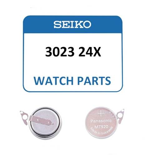 ถ่านชาร์จ Capacitor Seiko 3023 24X , 302324X , MT920 (แพ็คละ 1 เม็ด)