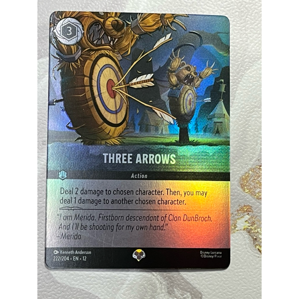 Disney Lorcana card Epic from Brave Real not Fake