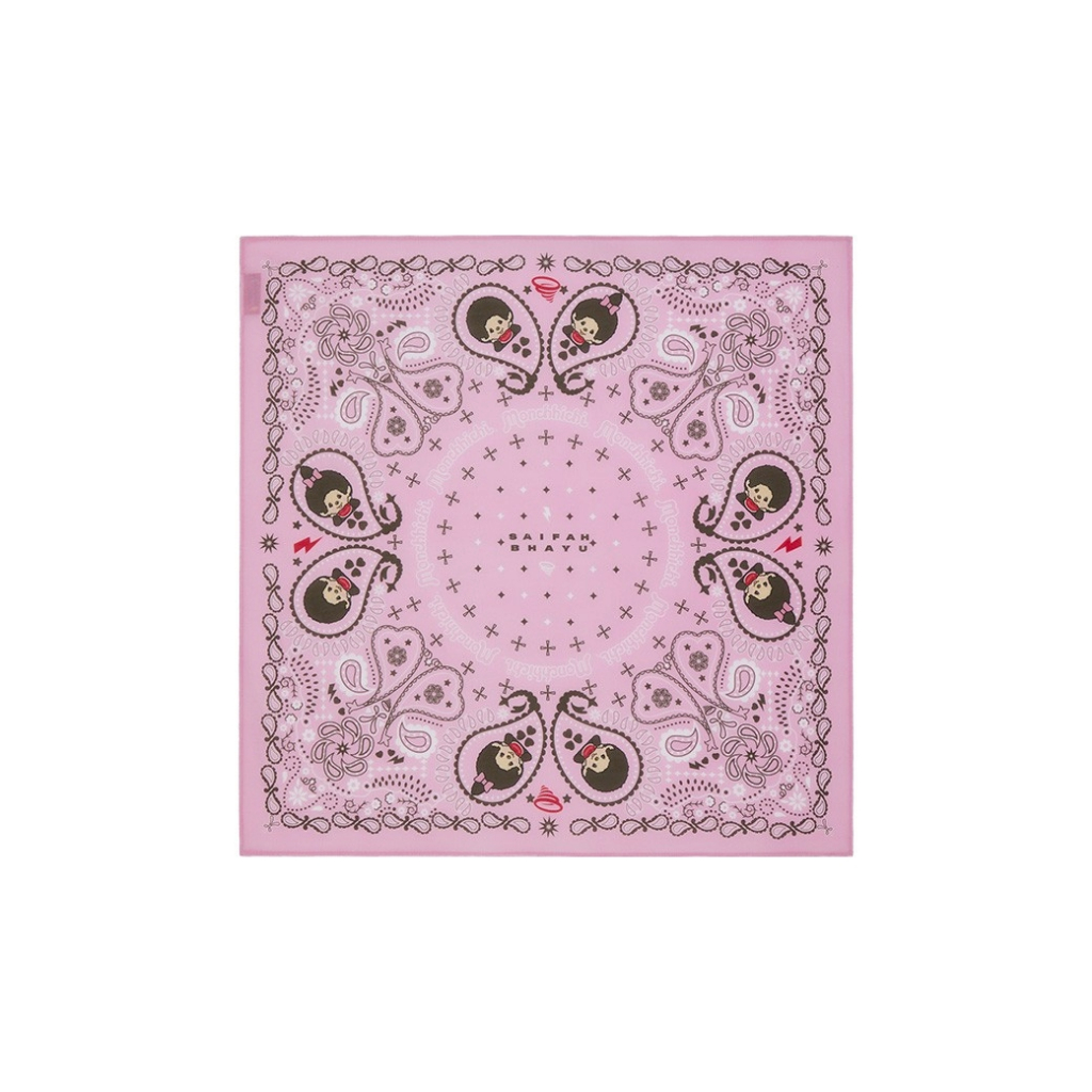 PAISLEY BANDANA SCARF - PINK