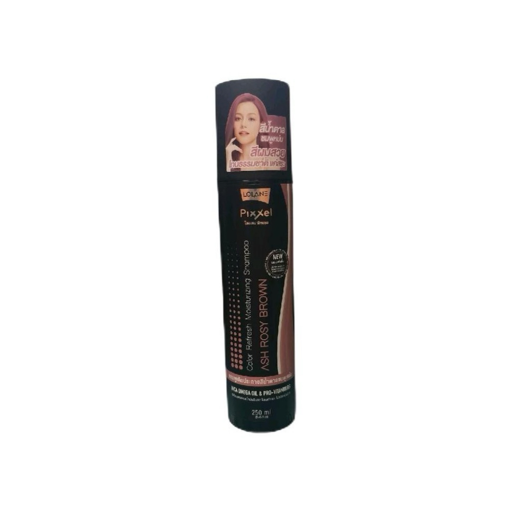 Lolane pixxel coler Refresh Moisturzing Shampoo Ash rosy brown 250 ml.