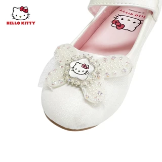 Hello Kitty รองเท้าส้นสูงเด็กหญิง กลิตเตอร์วิ้งค์ งานพรีเมียม ตกแต่งโบว์ รุ่นKTZ-841,KTZ-842