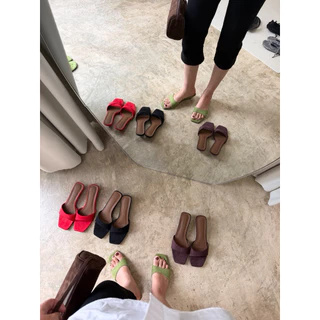 [พร้อมส่ง] WEAR.SOUL #S689-LILY Wedge Sandals เท้าผอมเรียวแนะนำลด 1 ไซส์จากปกติ