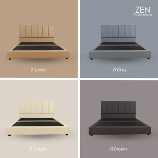 ZEN Collection เตียงนอน ฐานเตียง+หัวเตียง 6ฟุต 5ฟุต 3.5ฟุต (ไม่รวมที่นอน) Winston Bedding Frame รับประกัน 2 ปี