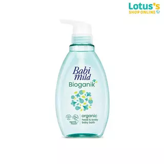 เบบี้ มายด์ ผลิตภัณฑ์อาบน้ำและสระผม ไบโอแกนิก ออร์แกนิก 380 มล. BABI MILD BABY BATH BIOGANIK 380 ML.