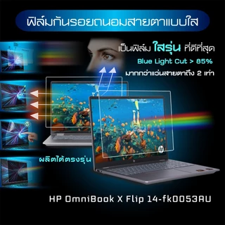 Maximum ฟิล์มกันรอยหน้าจอ คอม โน๊ตบุ๊ค รุ่น HP OmniBook X Flip 14-fk0053AU ขนาด 14 นิ้ว 30.6 x 20.7 ซม.