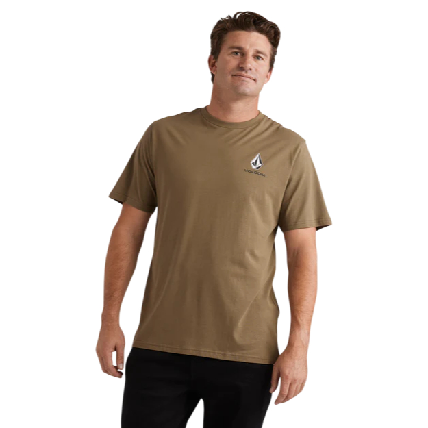 Volcom เสื้อยืดแขนสั้นสำหรับผู้ชาย Mens Corp Short Sleeve Tee 244 A5002065-WMS — صورة 4