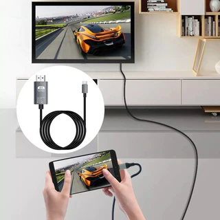 สายเคเบิลโปรเจคเตอร์ HDMI 4K@60Hz USB Type C เป็น HDMI 2 เมตร สายต่อทีวี สําหรับ Macbook Pro Air สายต่อมือถือเข้าทีวี