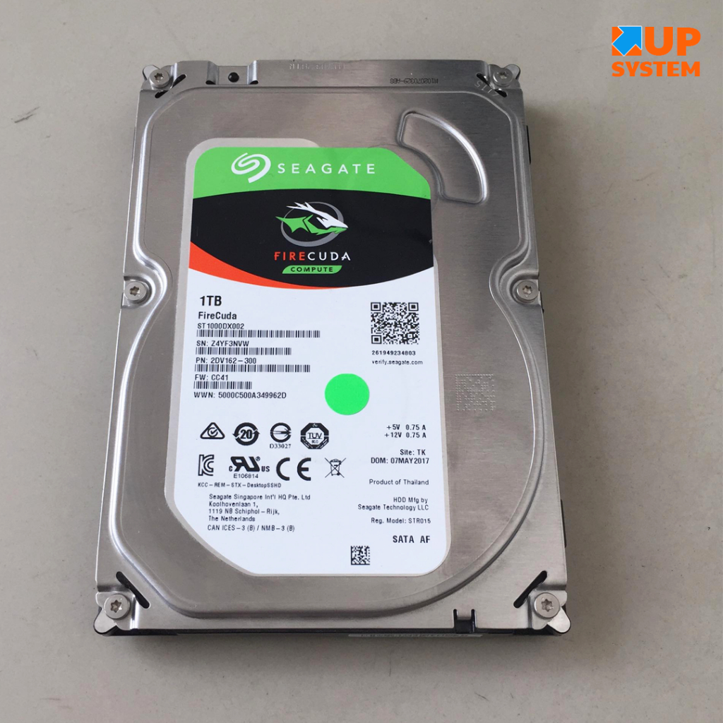HDD Seagate(FIRECUDA) / 1TB / SATA-III / 7200 RPM / Size 3.5นิ้ว (#ฮาร์ดดิสก์มือ2)