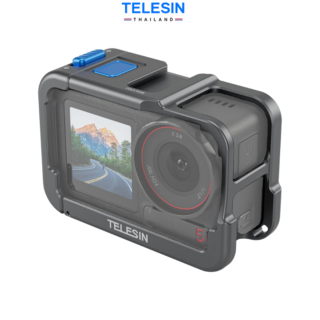 TELESIN DJI Osmo Action 5Pro / 4 / 3 Metal Case เคสน้ำหนักเบา