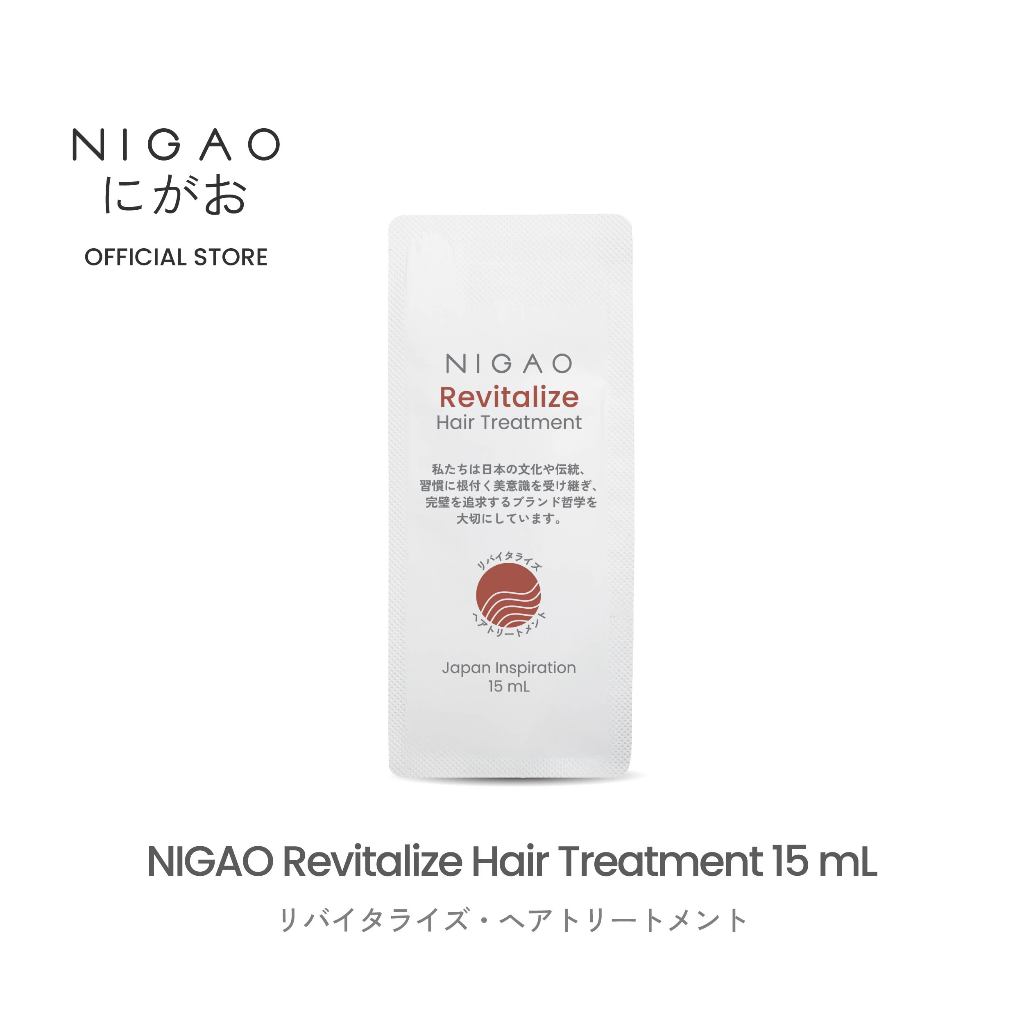 [ขนาดซองเล็ก] NIGAO Revitalize Hair Treatment 15 mL | นิกาโอะ บำรุงผม ฟื้นฟูผมแข็งแรง