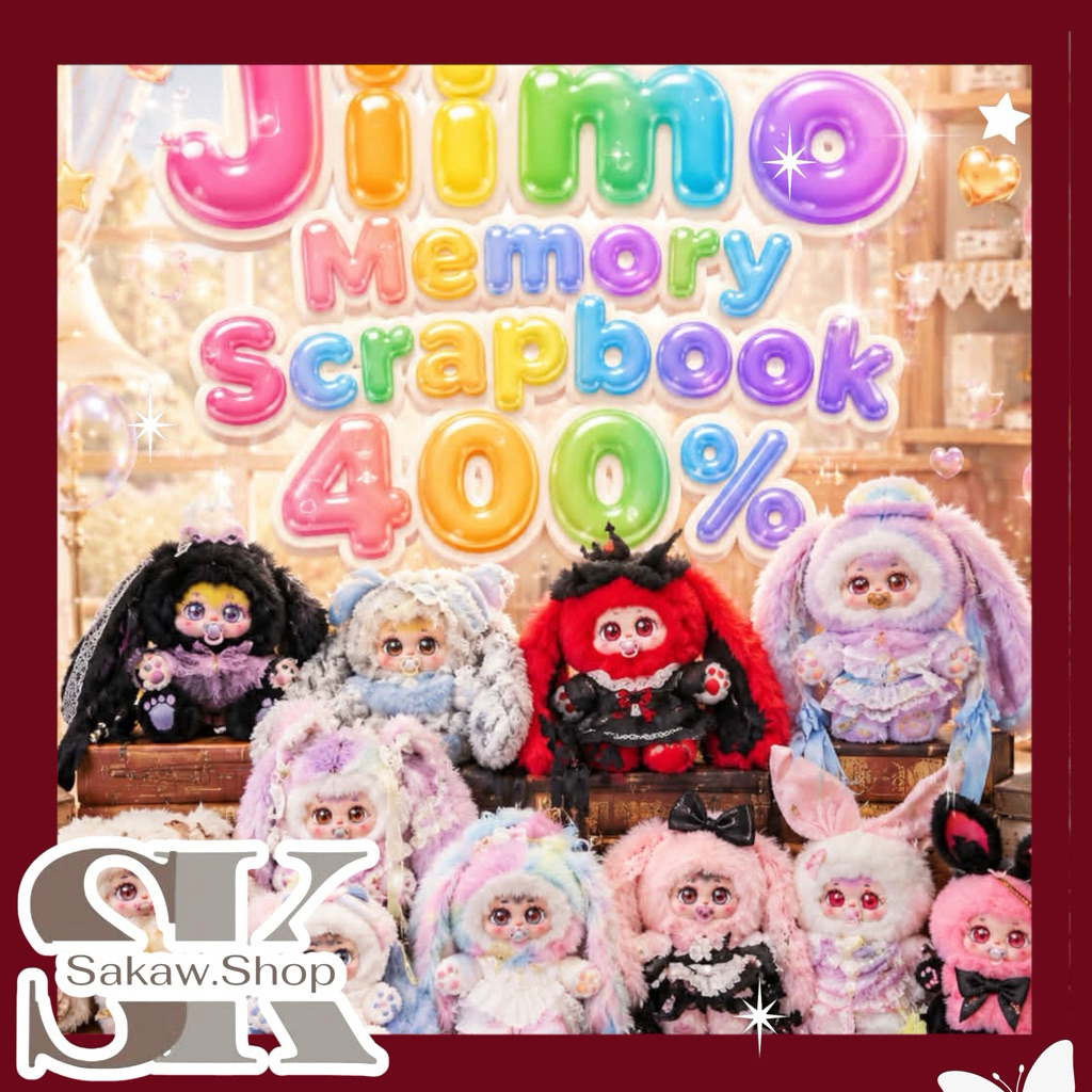 🐻พร้อมส่งในไทย🐻[แบบสุ่ม] Jiimo Memory Scrapbook 400%