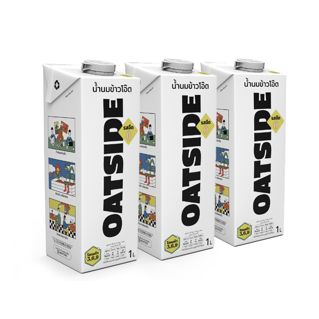 [ของแถม] Oatside รสจืด 1 ลิตร. x 3 กล่อง