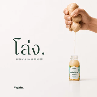 [15ช็อต] Vēgain Ginger Probiotic Shots 65ml x 15 Shots | ช็อตขิงหมัก ผสมรสชาติ