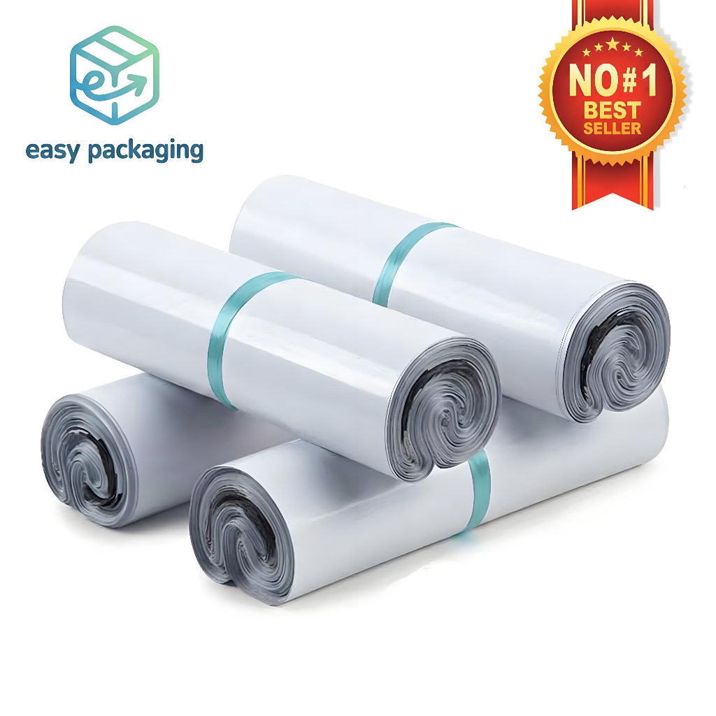 【พร้อมส่ง】ซองไปรษณีย์ ถุง พัสดุ เอกสาร กันน้ำ ถุง แพ็คละ 100 ใบ
