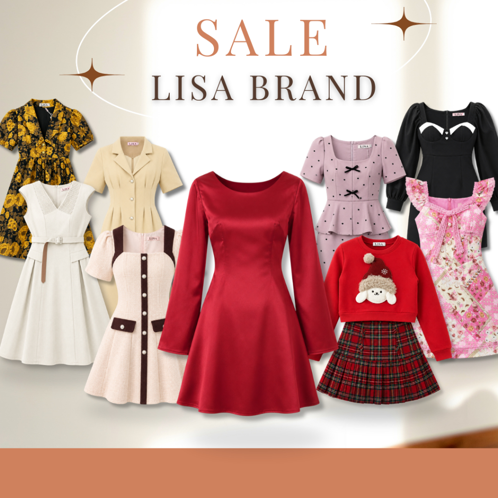 [LISA] FFF รวมรุ่นสุดฮิตรุ่นปัง Lisa brand ชุดเดรส จั๊มกางเกงขายาว ชุดเซต จั๊มกางเกงขาสั้น