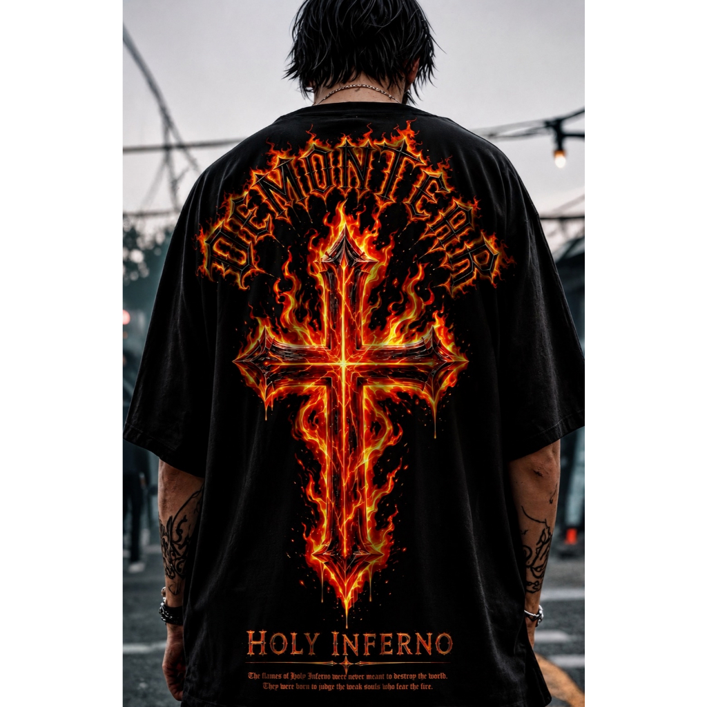 เสื้อ DemonTear " HOLY INFERNO "