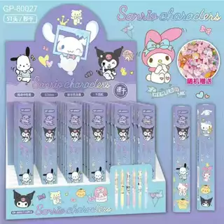 ปากกาจุ่ม 12 ด้าม หมึกน้ำเงิน มีหลายลายให้เลือก ปากาเจล ปากกาการ์ตูน พร้อมส่ง