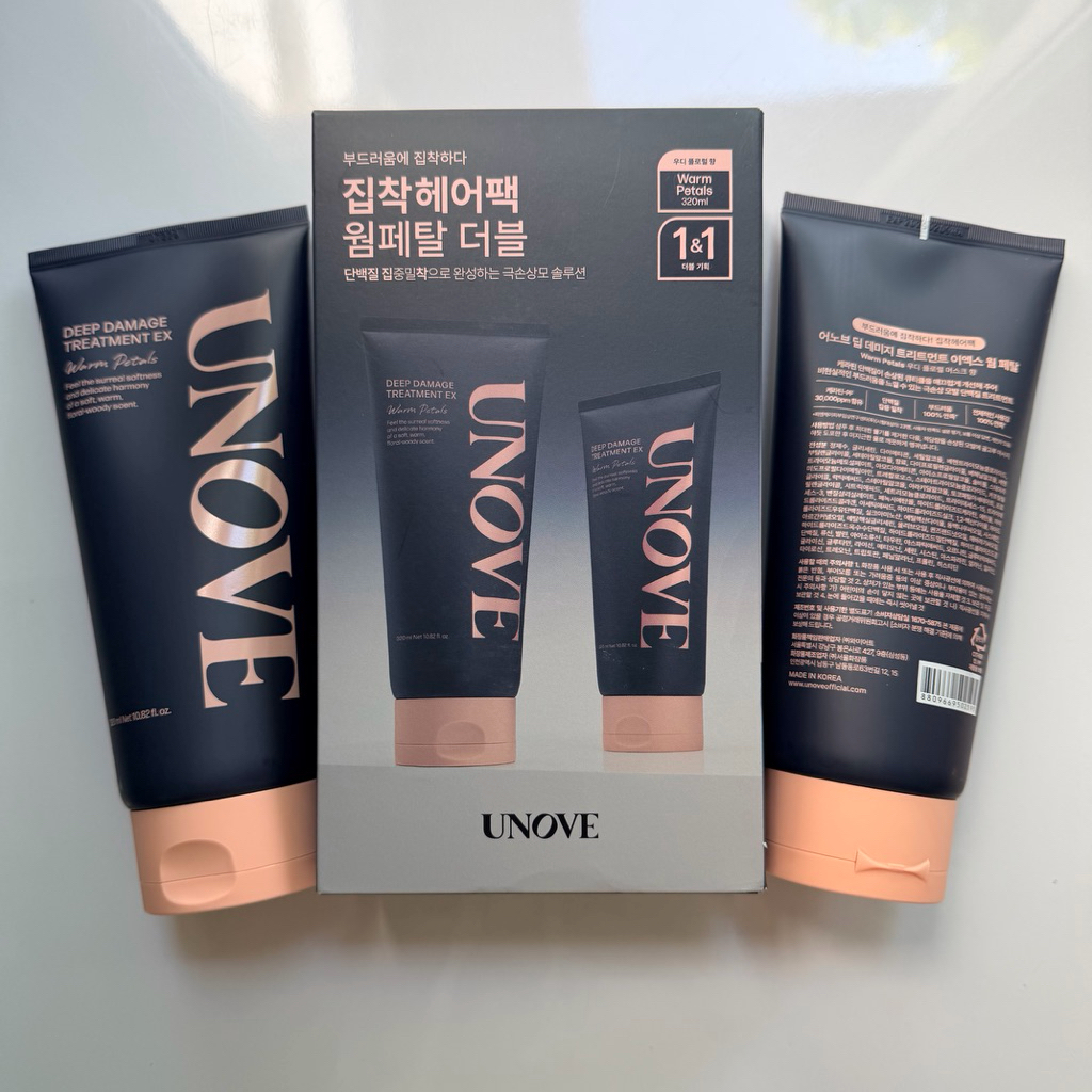 พร้อมส่งจากไทย Unove Deep Damage Treatment ครีมนวดผม บำรุงผม  แชมพู Unove Deep Damage Repair Shampoo 500ml