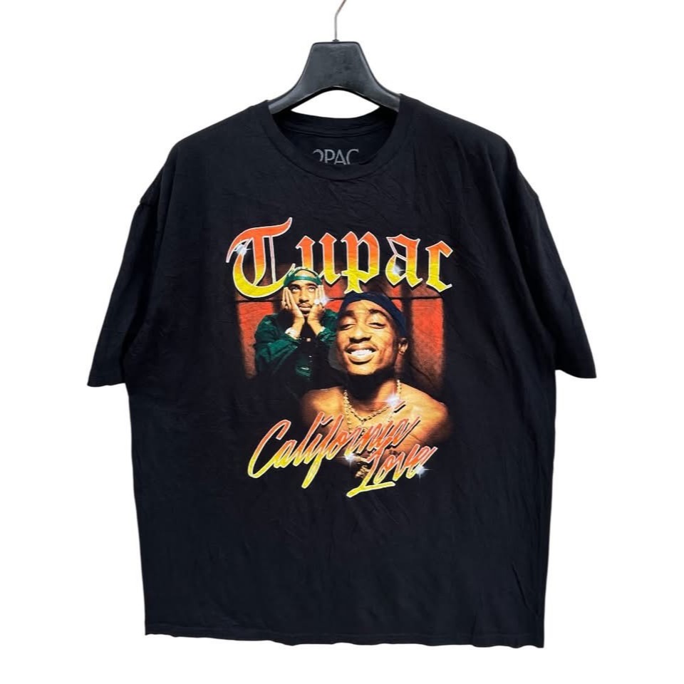 2Pac เสื้อยืดแร็ปเปอร์ (สภาพดี)