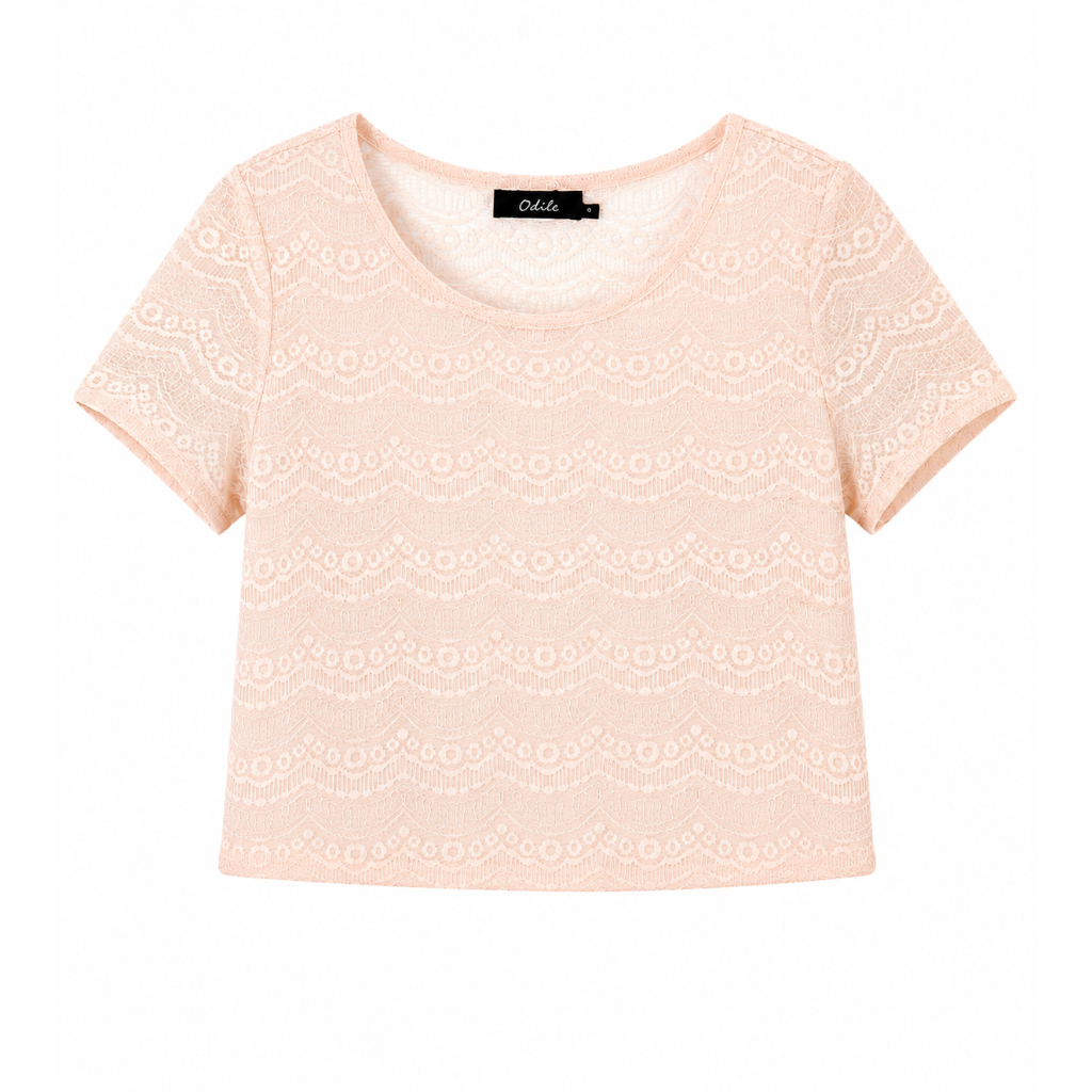 Odile เสื้้อครอปแขนสั้น รุ่น A15BL20PK