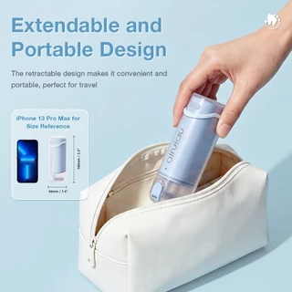 Airuidu CF550 Water Flosser ไหมขัดฟันพลังน้ำ แรงดันน้ำแรง ประกอบด้วยหัวฉีด 4 หัว IPX7 กันน้ำ สำหรับการทำความสะอาดฟัน
