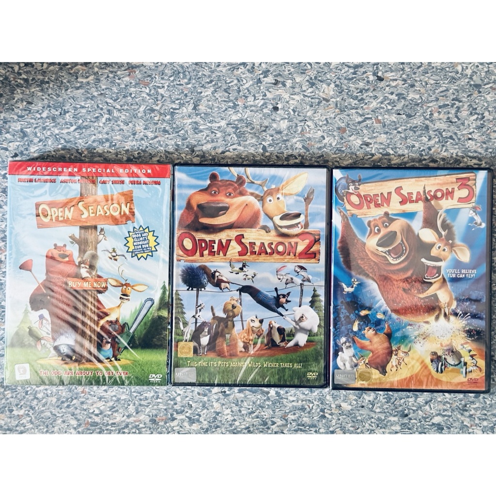 DVD จัดชุด 3 Disc : Open Season (2006) + Open Season 2 (2008) + Open Season 3 (2010)