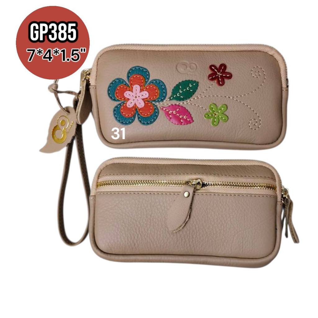 GP385 กระเป๋าสตางค์หนังชามัวส์ GPBAGS ใช้งานเอนกประสงค์