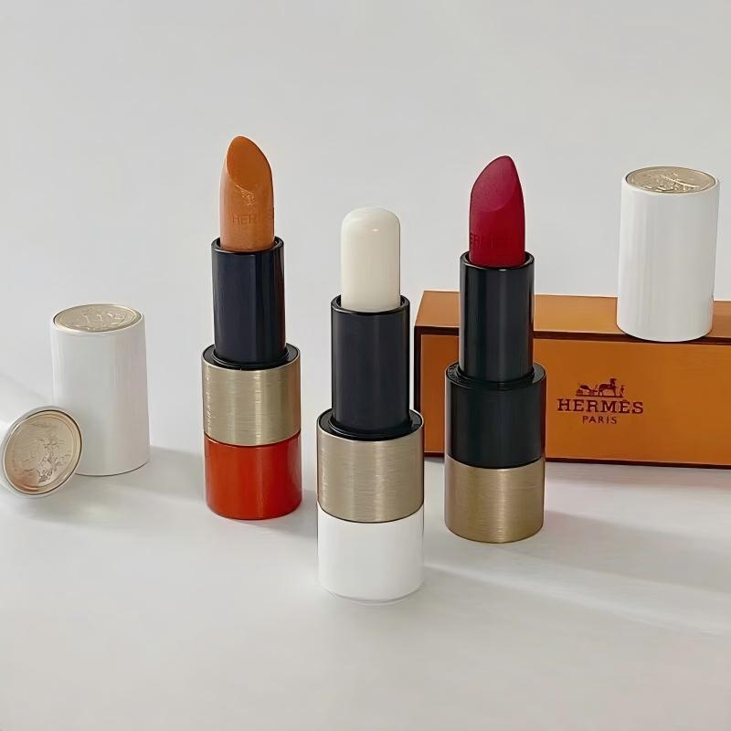 จัดส่งฟรี🌟Hermes Rose Hermes Rosy Lip Enhancer 3.5g สี #30 Rose De Ete #14Rose Abicot #49 Rose